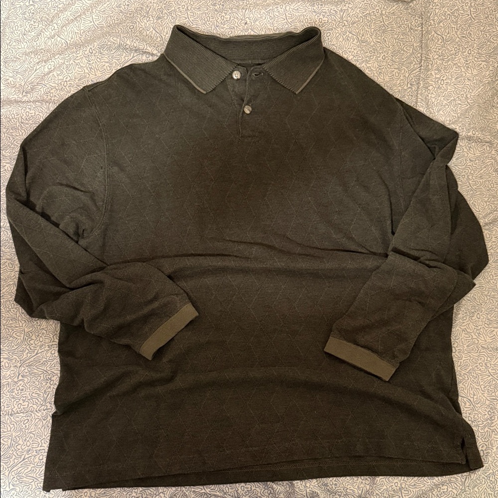 George Dark Olive Men's Polo Shirt